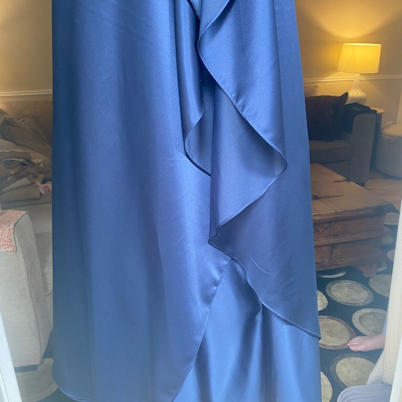 Strapless Betsy Adam, Navy Gown, Size 6, Original price $330 US, Asking $149 - Picture 5 of 9